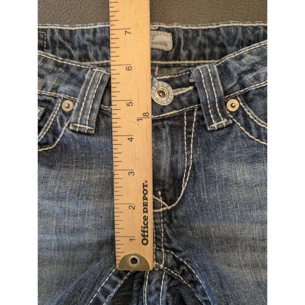 Big Star Sweet Low Rise Cutoff Denim Shorts Women's Size 25 Jorts - Picture 12 of 16